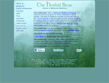 Tablet Screenshot of herbalbear.com